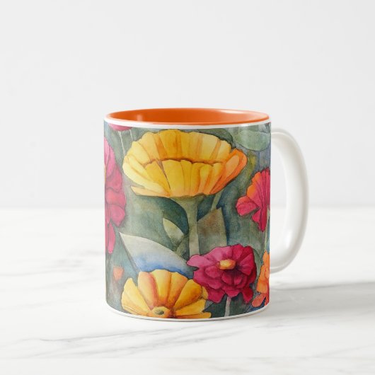 Zinnia Zweiteilige Tasse (VorderseiteRechts)