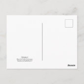 "Zinnias 2." Postkarte (Rückseite)