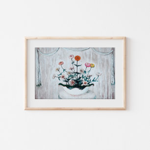 Zinnias Florine Stettheimer Poster