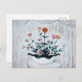 Zinnias | Florine Stettheimer Postkarte (Vorne/Hinten)