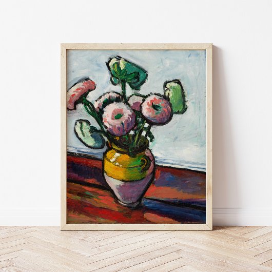 Zinnias | Henry Lyman Saően Poster