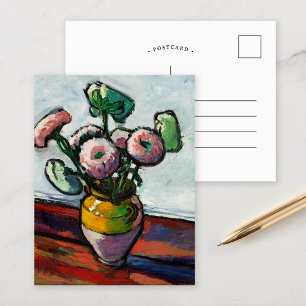 Zinnias Henry Lyman Saően Postkarte