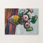 Zinnias | Henry Lyman Saően Puzzle (Horizontal)