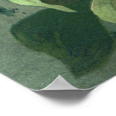 Zinnias Poster (Ecke)