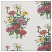 Zinnias Stoff (Muster)