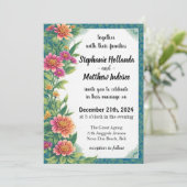 Zinnias-Symbole für Ausdauer, Zuneigung und Lebens Einladung (Stehend Vorderseite)