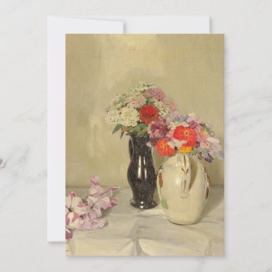 Zinnias | William Nicholson (Vorderseite)