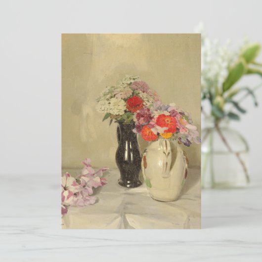 Zinnias | William Nicholson (Stehend Vorderseite)