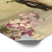 Zinnias | William Nicholson Poster (Ecke)