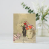 Zinnias | William Nicholson Postkarte (Stehend Vorderseite)