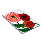 Zinnie Notizblock (Rechte Seite)
