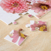 Zinnien-Kollage Puzzle (Seite)