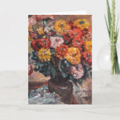 Zinnien | Lovis Corinth Karte (Vorderseite)