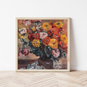 Zinnien   Lovis Corinth Poster