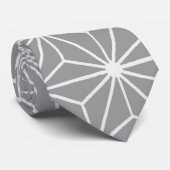 Zinnkunstdekor Dreiecke Muster Krawatte (Gerollt)