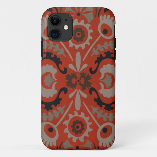 Zinnober Suzani I Case-Mate iPhone Hülle (Rückseite)