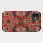 Zinnober Suzani I Case-Mate iPhone Hülle (Rückseite (Horizontal))