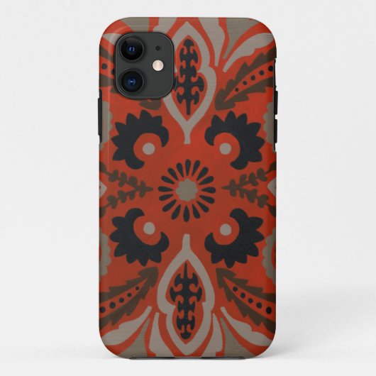 Zinnober Suzani II Case-Mate iPhone Hülle (Rückseite)