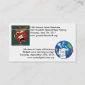 Zinnober-Theater-Verwaltungsrat Visitenkarte (Rückseite)