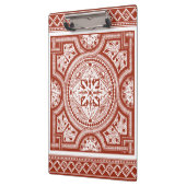 Zinnober Woodblock IV Klemmbrett (Links)