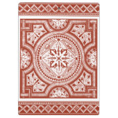 Zinnober Woodblock IV Klemmbrett (Rückseite)