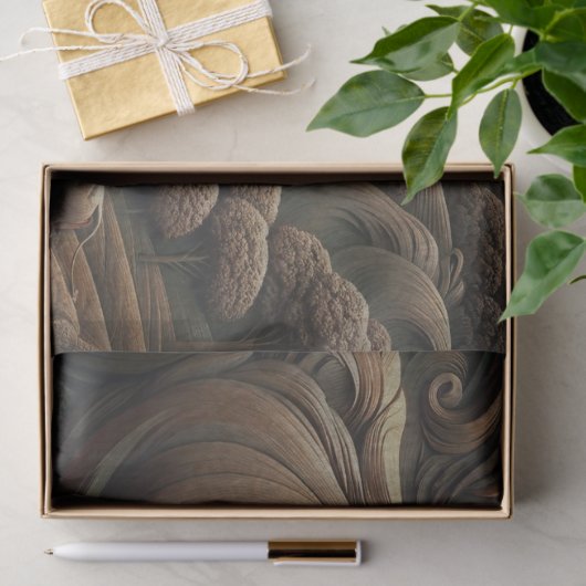 Zinnpapier aus Holz Seidenpapier (Geschenk)