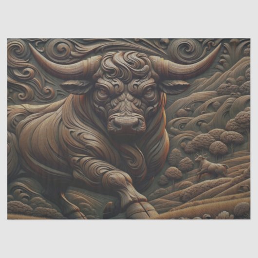 Zinnpapier aus Holz Seidenpapier (Vorderseite)