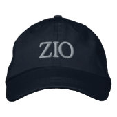 Zio Embroidered Cap - Gift for Italian Uncle Bestickte Baseballkappe (Vorderseite)