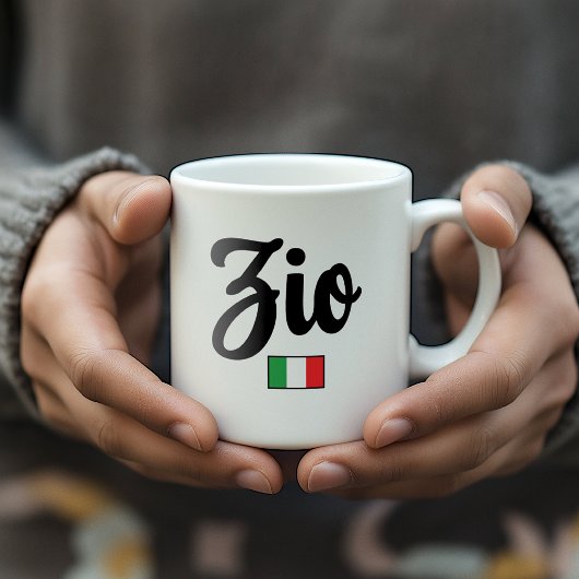 Zio Italian Flag Tasse - Onkel
