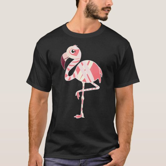 Ziombie Flamingo Bird Happy Flamingoween T-Shirt (Vorderseite)