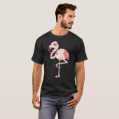 Ziombie Flamingo Bird Happy Flamingoween T-Shirt (Vorne ganz)