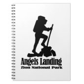 Zion - Angels Landing - Notebook Notizblock (Vorderseite)