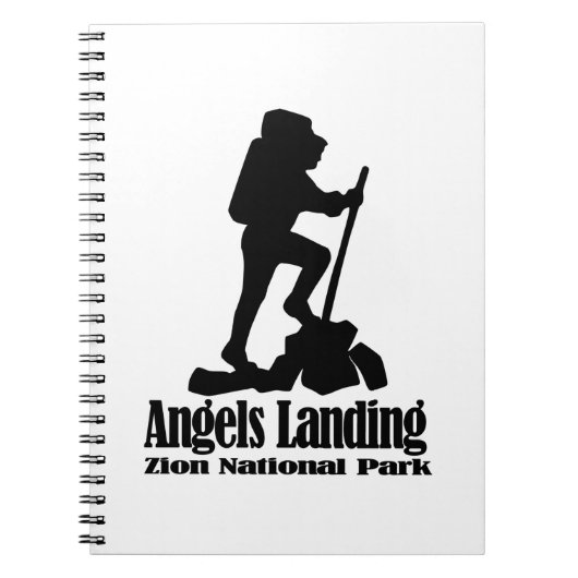 Zion - Angels Landing - Notebook Notizblock (Vorderseite)