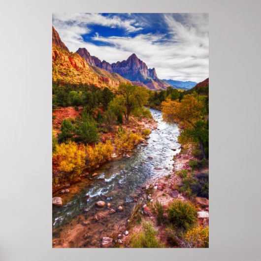 Zion Autumn Splendor Poster (Vorne)
