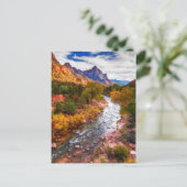 Zion Autumn Splendor Postkarte (Stehend Vorderseite)