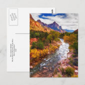 Zion Autumn Splendor Postkarte (Vorne/Hinten)