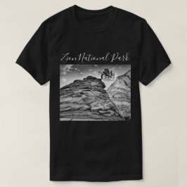 Zion Bonsais-Baum-Schwarzweiss-Foto T-Shirt