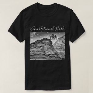 Zion Bonsais-Baum-Schwarzweiss-Foto T-Shirt