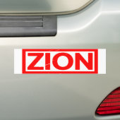 Zion Briefmarke Autoaufkleber (Auf Auto)
