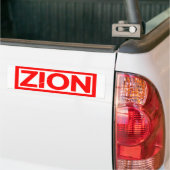 Zion Briefmarke Autoaufkleber (Auf Lkw)
