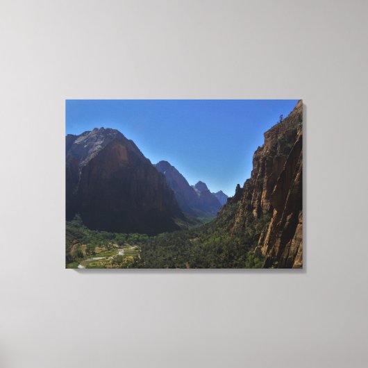 Zion Canyon Leinwanddruck (Vorderseite)