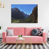 Zion Canyon Leinwanddruck (Insitu (Wohnzimmer))