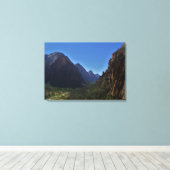 Zion Canyon Leinwanddruck (Insitu (Holzboden))