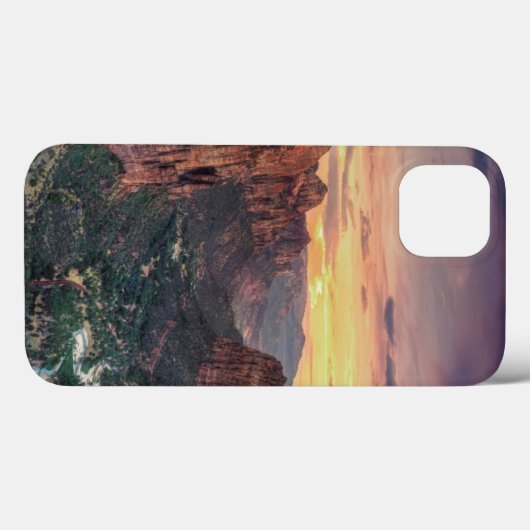 Zion Canyon Nationalpark Case-Mate iPhone Hülle (Rückseite (Horizontal))
