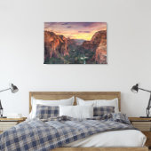 Zion Canyon Nationalpark Leinwanddruck (Insitu (Schlafzimmer))
