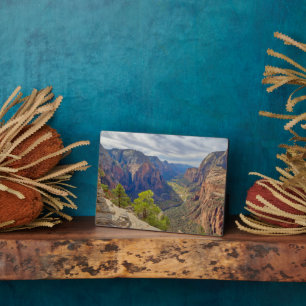 Zion Canyon Utah Fotoplatte