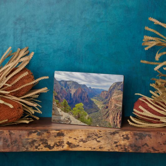 Zion Canyon | Utah Fotoplatte (Seite)