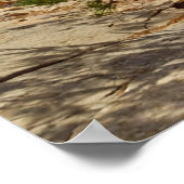 Zion Canyon View von Angels Landing Poster (Ecke)