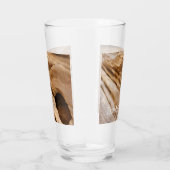 Zion Canyon Wall I Abstrakt Naturfotografie Glas (Rechts)