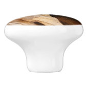 Zion Canyon Wall I Abstrakt Naturfotografie Keramikknauf (Seitenansicht)